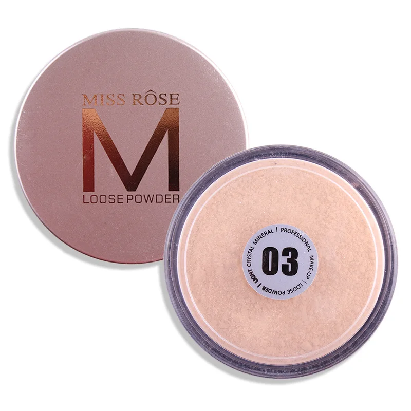 MISS ROSE 12-color MISS ROSE набор для макияжа пудра свободный порошок контроль масла солнцезащитный крем для осветления кожи