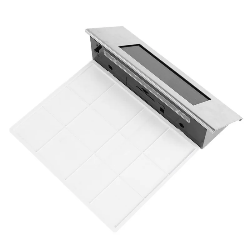 Expensive Price for  Portable Outdoor 4 LED Solar Door Lamp House Number Address Sign Doorplate House Garden Party Decor