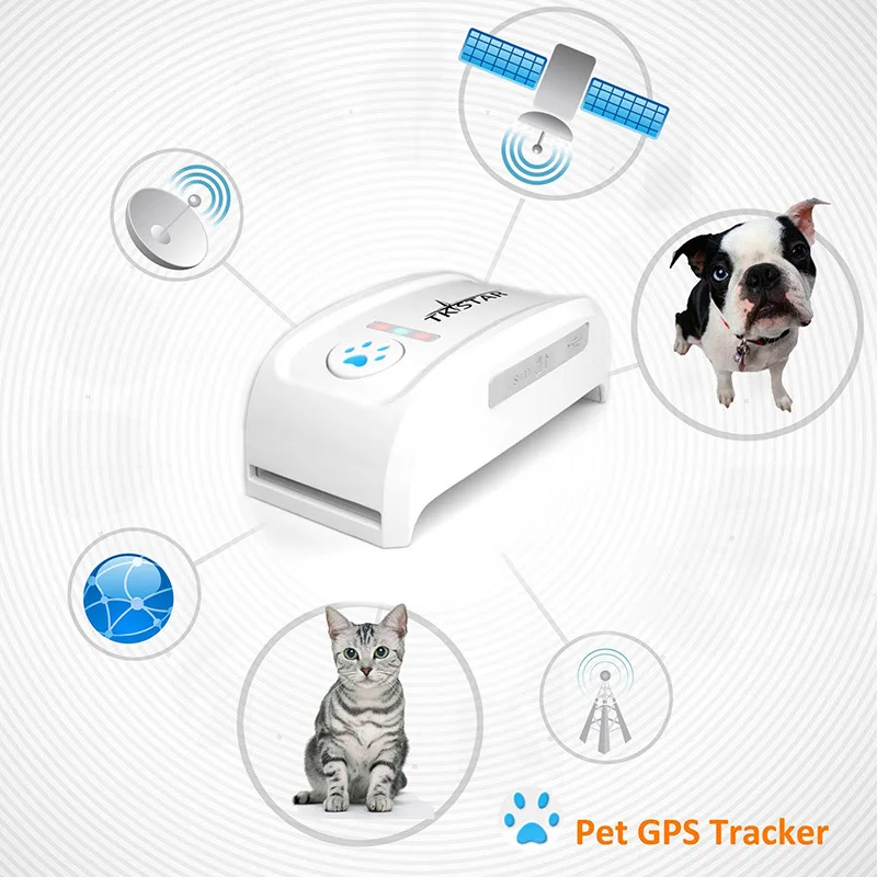 Gps ошейник отслеживающий локатор для питомцев умный мини gps трекер анти-потеря трассировщик для домашних собак кошек трекеры Finder устройство для отслеживания транспортных средств