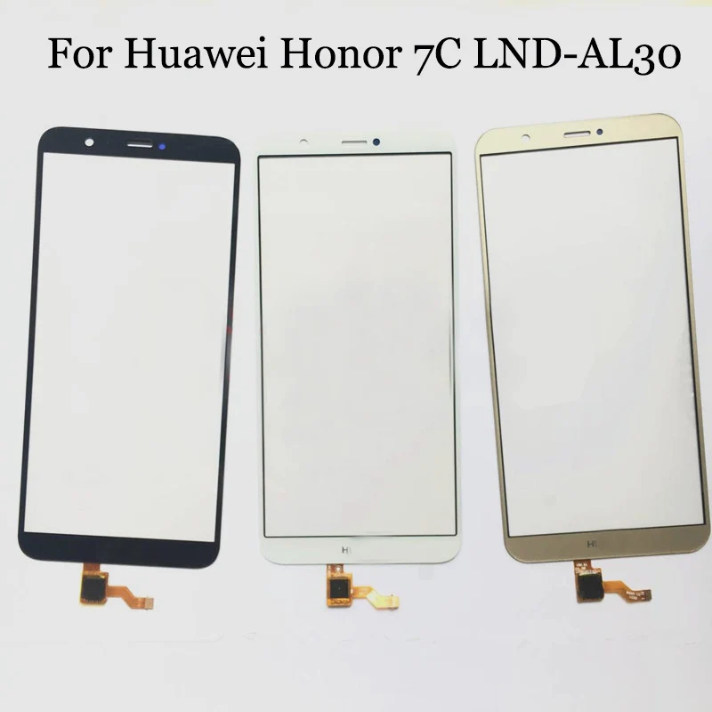 For Huawei Honor 7C 5.99inch TouchScreen Digitizer Honor7C LND-AL30 Touch Screen Glass panel Flex Cable 7 C touchpanel | Мобильные
