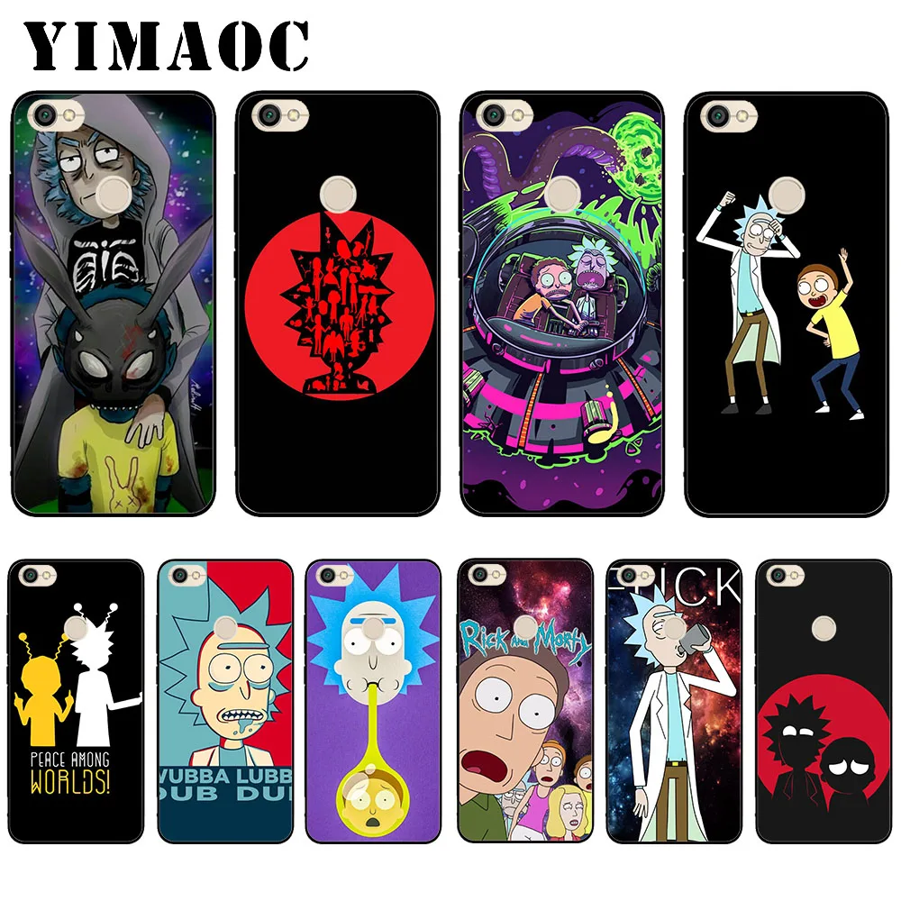 

YIMAOC Rick and Morty Series Soft Case for Xiaomi Redmi 4A Note 4X 5 Plus 5A Pro Prime