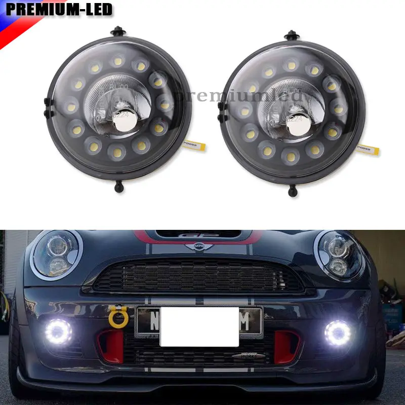 Exact Fit 12 CRE'E LED Daytime Running Lights Fog Lamps Assembly Kit