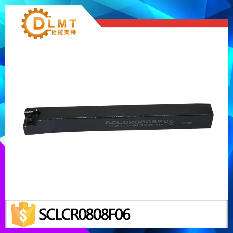 

High quality SCLCR0808F06 Metal Lathe Cutting Tools Lathe Machine CNC Turning Tools External Turning Tool Holder S-Type SCLCR/L