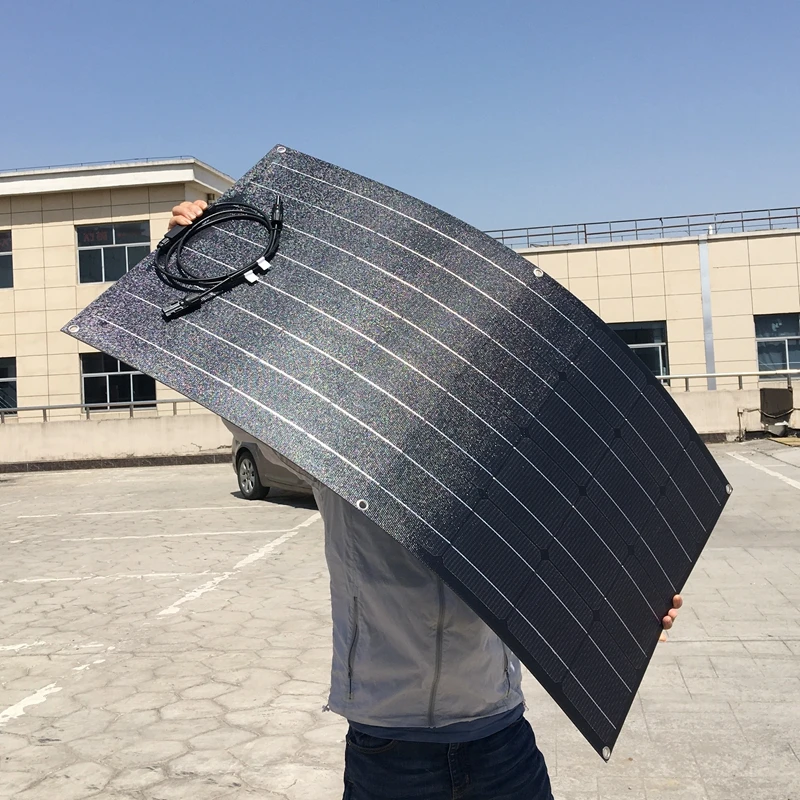 Workstar ETFE 100 Вт Гибкая солнечная панель 2 шт. 12 в солнечное зарядное устройство для