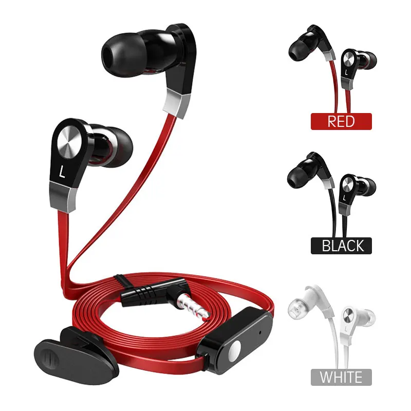 Earphone With Microphone Super Bass Earphone For Phone 3.5mm In-Ear Stereo Earbuds Sport Earphones For iPhone Xiaomi Samsung
