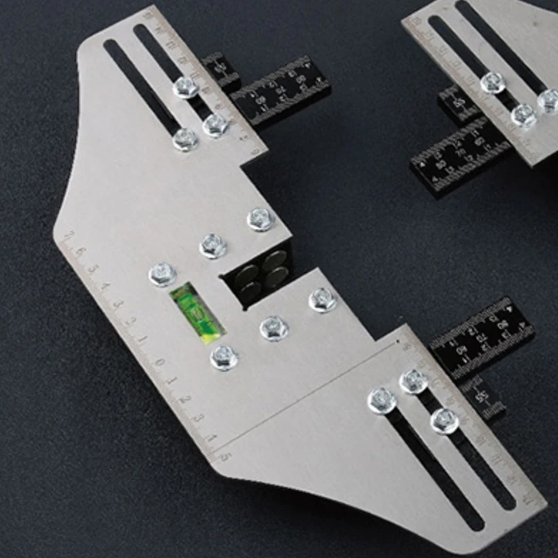 

Single track elevator track ruler, guide rail positioning ruler, track calibrator, track ruler ruler plate