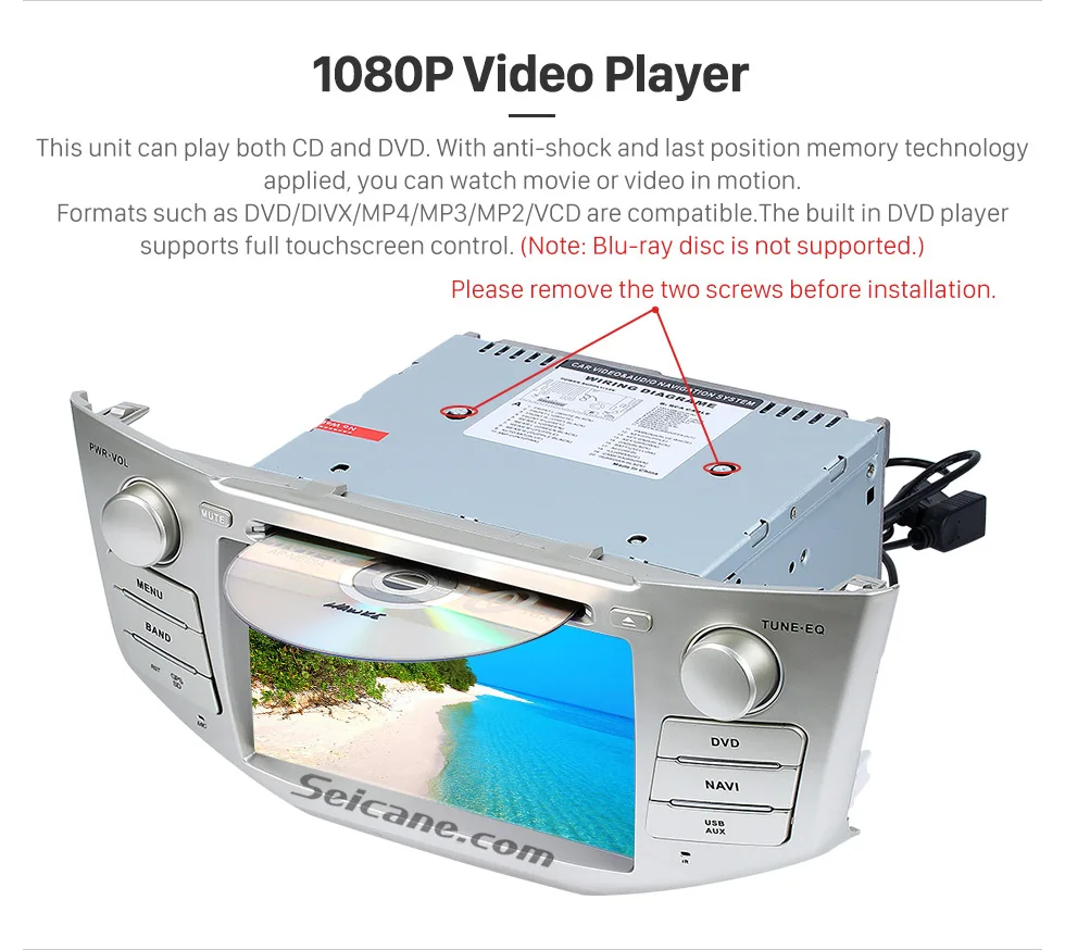 Cheap Seicane 2Din Android 8.0 HD7" Car Radio GPS Multimedia Player With 3G WIFI For Lexus RX 400h RX 330 RX 350 RX 300 Toyota Harrier 17