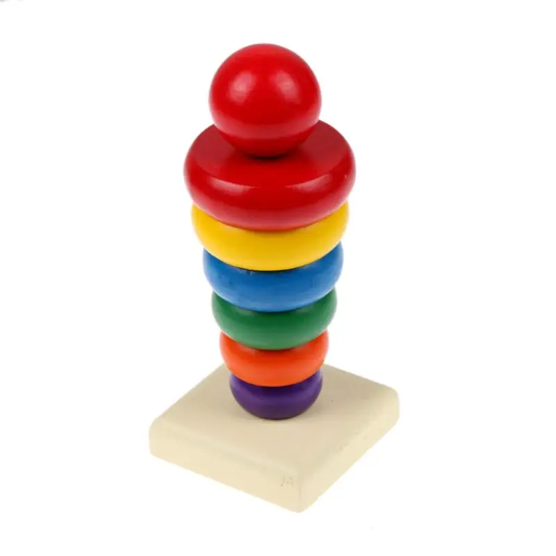 wooden stacking rings baby