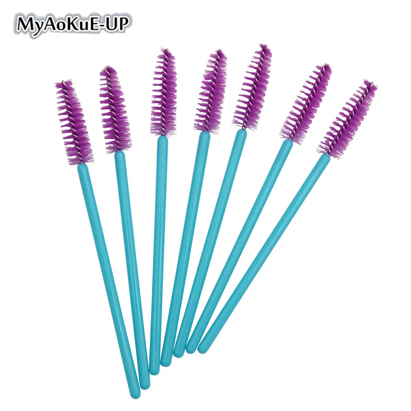 

Cosmetic Tools 200pcs Makeup Eyelash Mascara Applicator Wands Nylon Eyebrow Brush Disposable Eyelash Comb Brushes For Extension