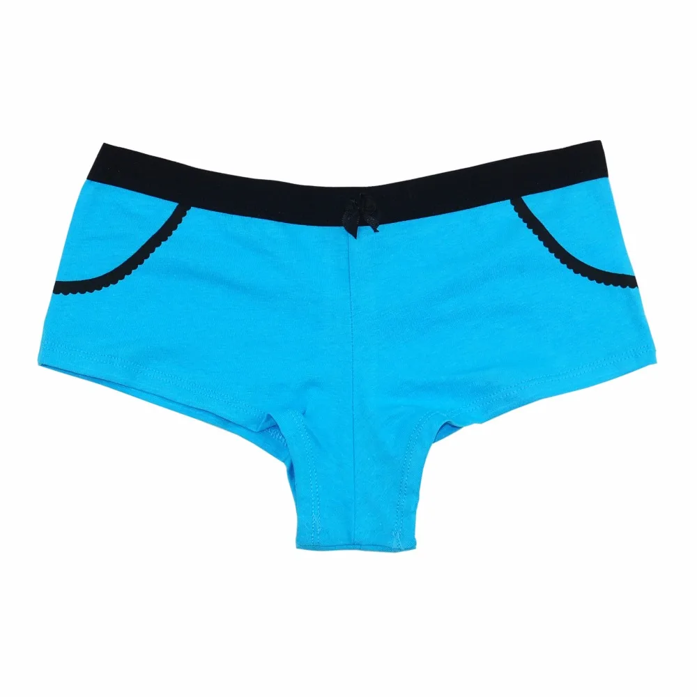 Трусы боксеры Женские однотонные 6 шт./партия Размеры M L XL|women panties|women boxerwomens boxer shorts