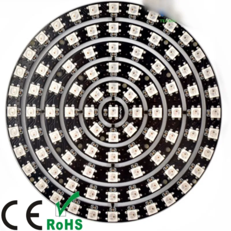 Адресуемое WS2812B пиксельное кольцо WS2812 SK6812 5050 RGB светодиодное WS2811 ic встроенный DC5V 1