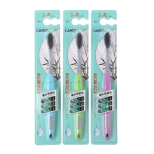 Взрослых Зубная щётка бамбуковый экологичный атака мягкая BristleTooth кисть путешествия стоматологической помощи принадлежность для чистки