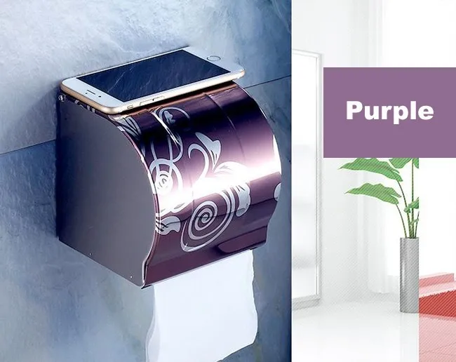Высококачественная нержавеющая сталь, водонепроницаемый Туалет Бумага, коробки ткани, Бумага держатель рулона, аксессуары для ванной комнаты Аппаратные средства