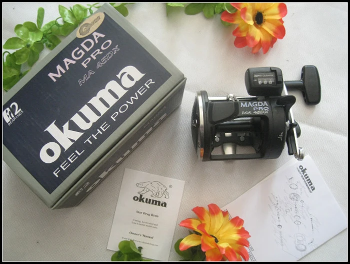 Рыболовные снасти Okuma magda катушка для наматывания кабеля морской рыбалки с