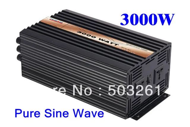 3000 w, 6000 w pure sinus omvormer dc 12 v 24 v 48 v naar ac 110 v 220 v 230 v 240 v 50 hz 60 hz zonne/wind/auto/batterij invertor
