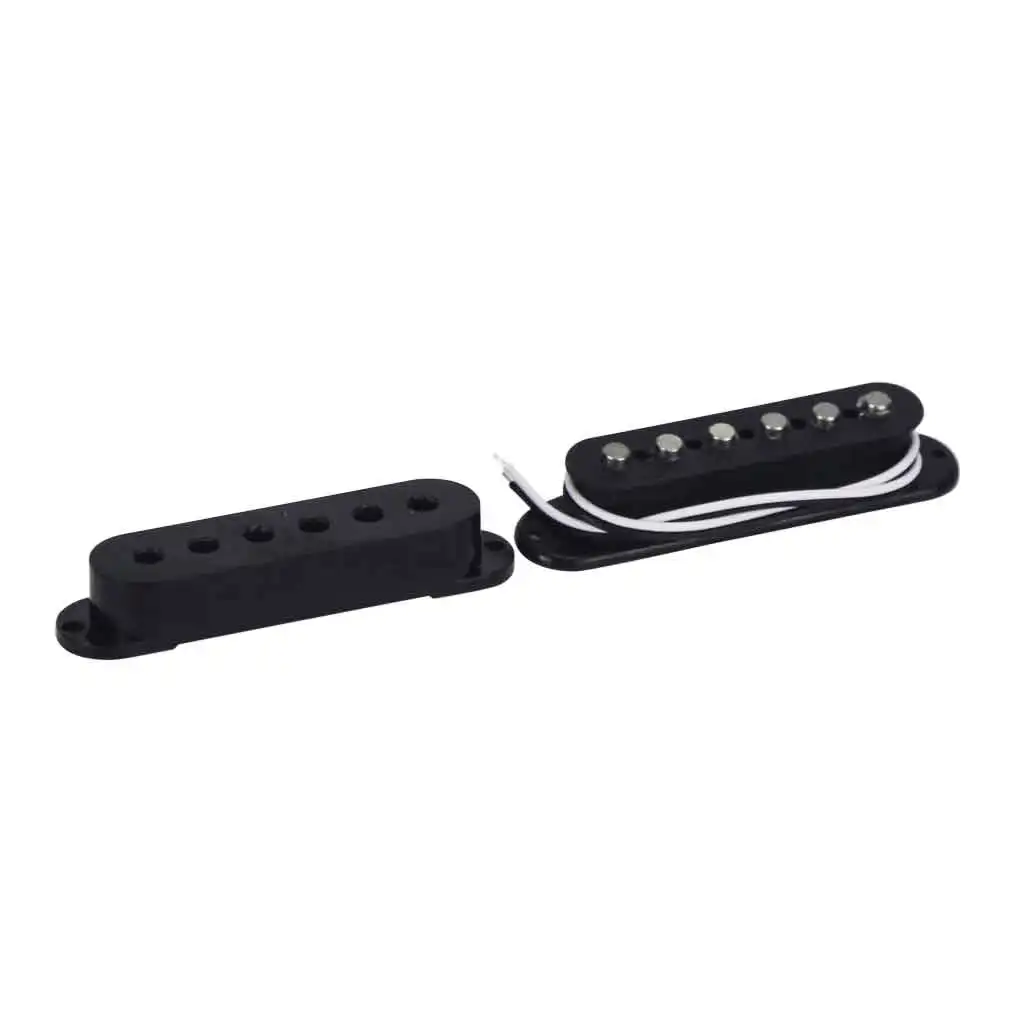 FLEOR Alnico 5 гитарный пикап SSH набор одной катушки/двойной катушки хамбакера звукосниматели Alnico V гитарные части, черный