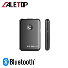 CALETOP 2 в 1 Bluetooth приемник передатчик адаптер беспроводной адаптер 3,5 мм разъем HIFI стерео аудио для автомобиля AUX ТВ ПК