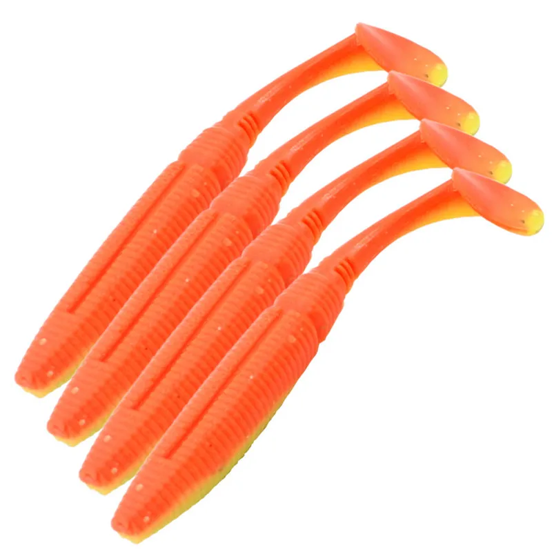 6pcs leurre souple Fishing Lure 5cm 1.3g Swim baits Silicone Soft Bait Artificial Soft Lure fishing accessories lures #4S18 (6)