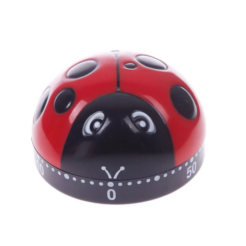 

Kitchen Lovely 60 Minute Ladybug Timer Easy Operate Kitchen Useful Cooking Ladybird Shape Kitchen Tools #55206