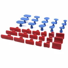 33Pcs Glue Pulling Tabs PDR Glue Tabs Auto Body Dent Repair Tool Pulling Tabs Car Dent