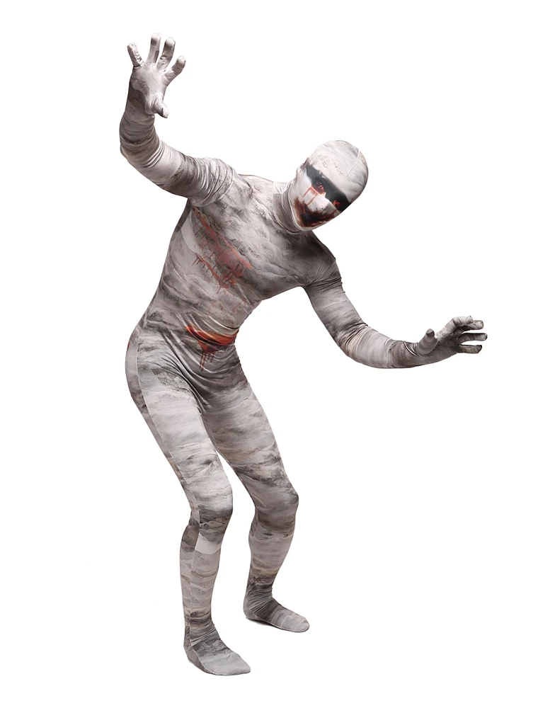 Blood Terrible Unisex Lycra Spandex Multicolor Zentai Suits Halloween cosplay costume