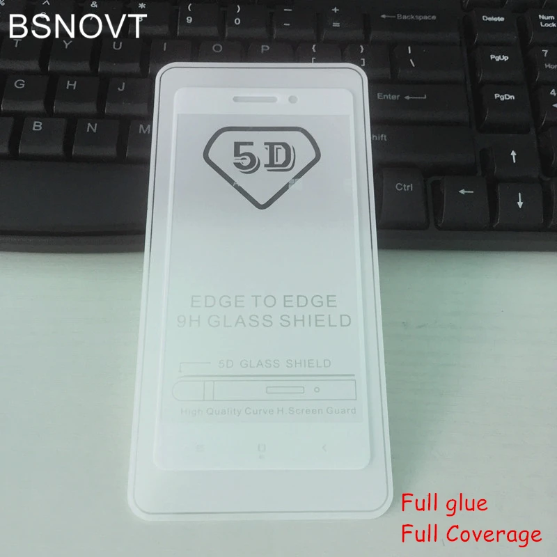 5D Защитное стекло для экрана Xiaomi Redmi 3s полное клеевое Покрытие Закаленное 3 Полное