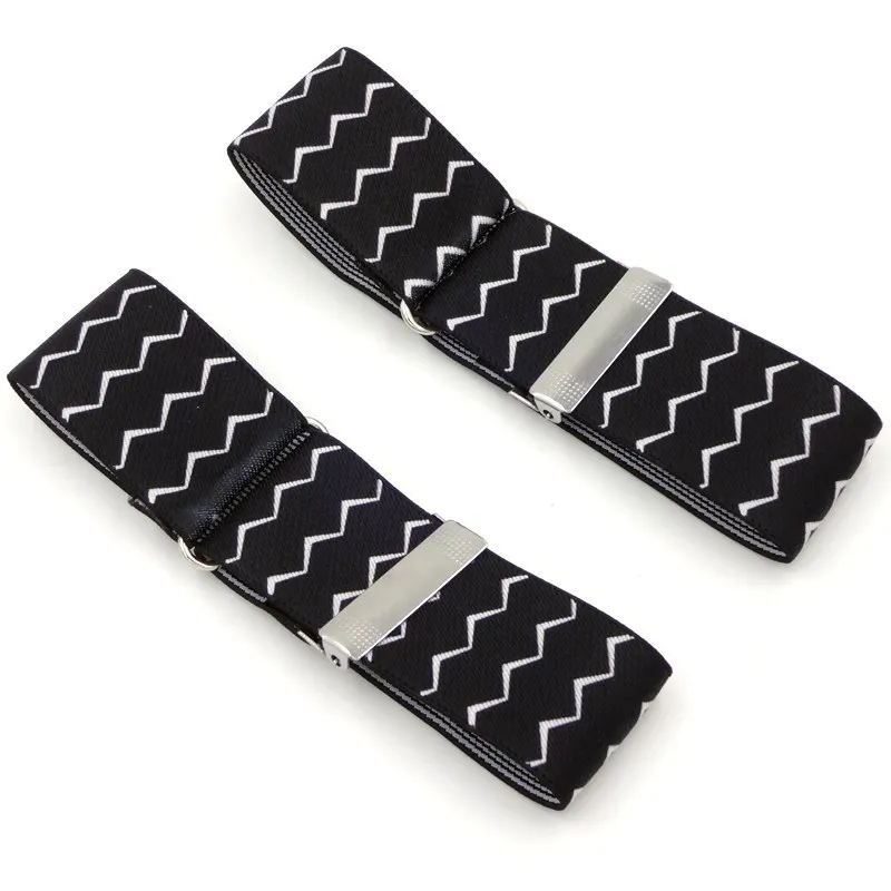 1 Pair Men Women Shirt Sleeve Holders Adjustable Armband Elasticated Sleeve Garters Accessories Business Fashion Sleeve Cuffs