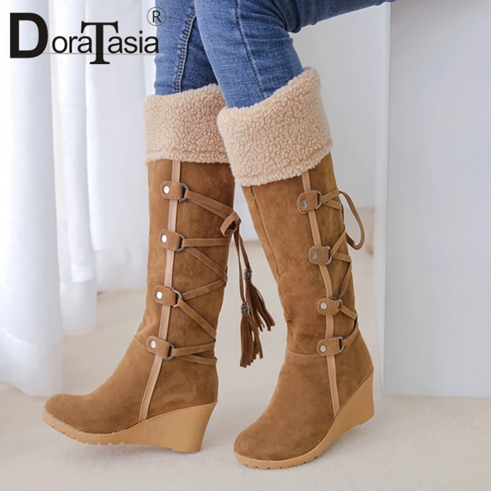 comfortable mid calf boots