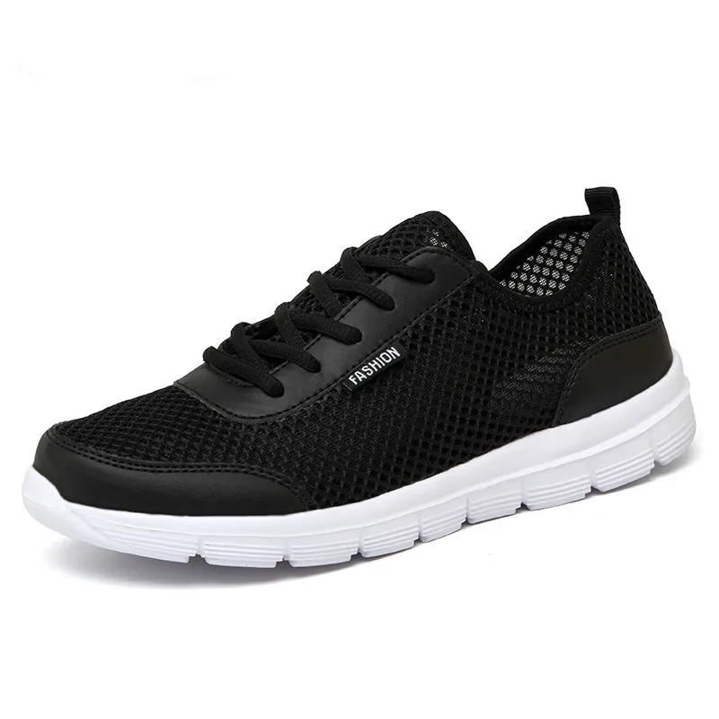 

Sneakers Men Summer Casuals Shoes Krasovki Men Shoes 2018 Shoes Men Breathable Men Tenis Masculino Plus Size 35-48 Black