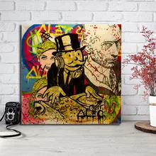 Alec Monopolies DJ Bob Twiggy Art Canvas Poster Painting Wall Picture Print Modern Home Bedroom Decoration Accessories Framework