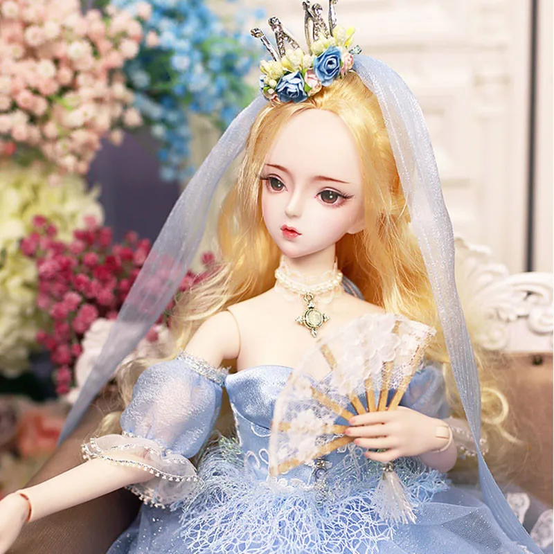 BJD куклы 60 см/22 дюйма Реалистичные модные для девочек 26 суставов ручная работа 1/3 с