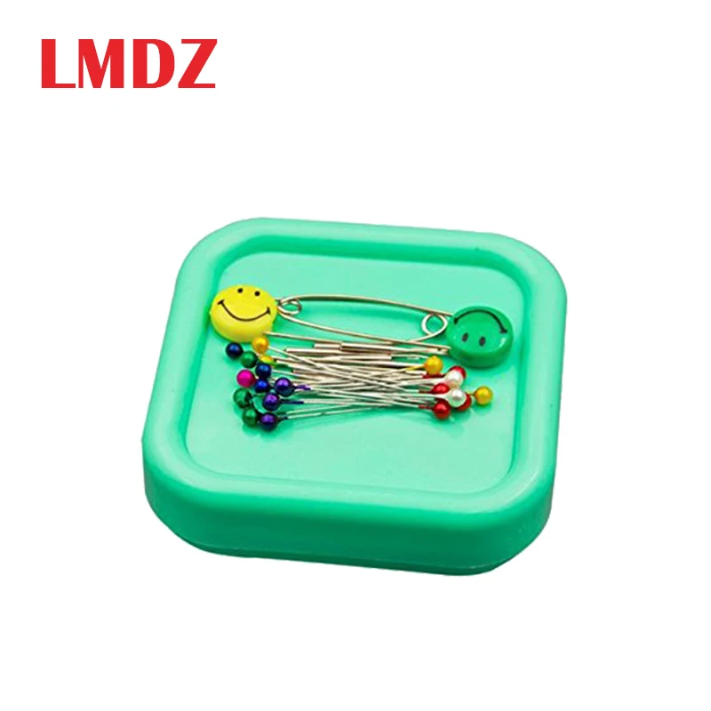 

LMDZ Sewing Magnetic Box Needles Storage Box Sewing Machine Portable Kit Tool Pins Case for Needlework DIY Cross Stitch