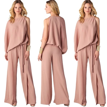 

spring new sexy women's jumpsuit solid color casual jumpsuit