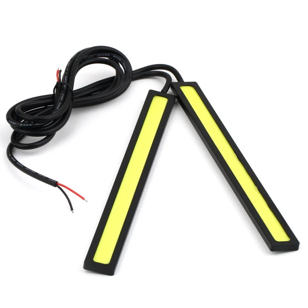 

newSuper White parking waterproof drl 2pcs 12v cob led drl led daytime running lights DRL fog lights led car lamp hot selling