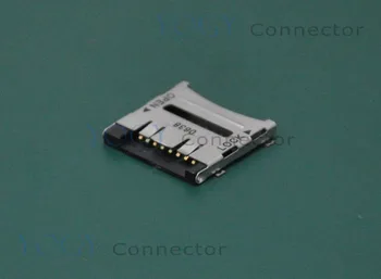 

20pcs 8pin Micro SD card slot connectors, SMD 4 Fixed feet TF card deck, fit for phone, tablet, Vehicle Navigation