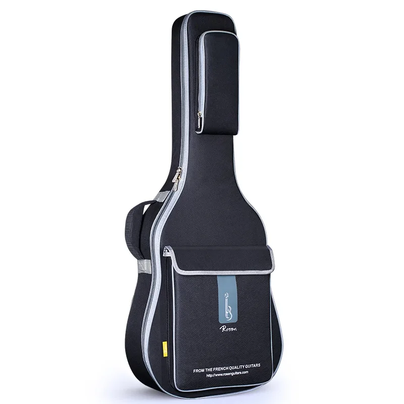 melhor Frete grátis 41 polegada violão folk saco 36 polegada guitarra de viagem à prova d água caso saco guitarra 36 40 polegada 38 polegada guitarra bag capa