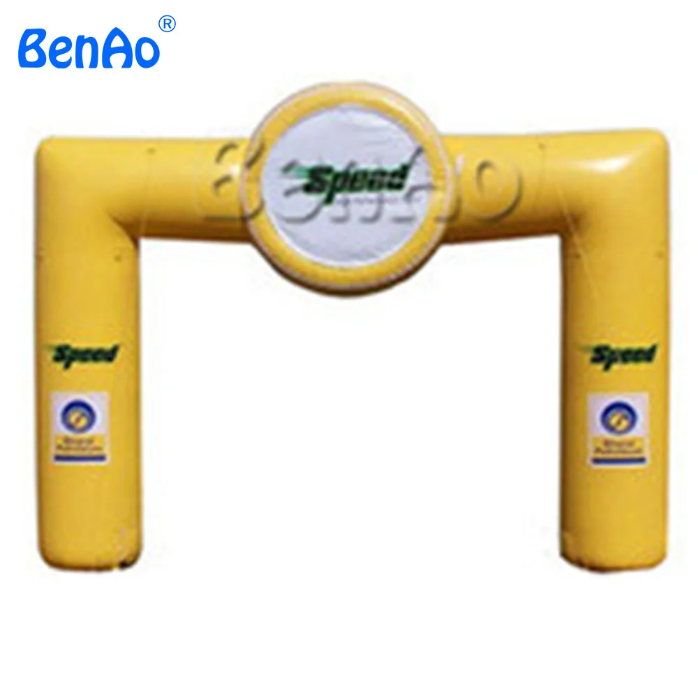 

R0164 BENAO 6*6m Inflatable advertising arch, arch welcome/ Outdoor racing inflatable start/finish line arch for event