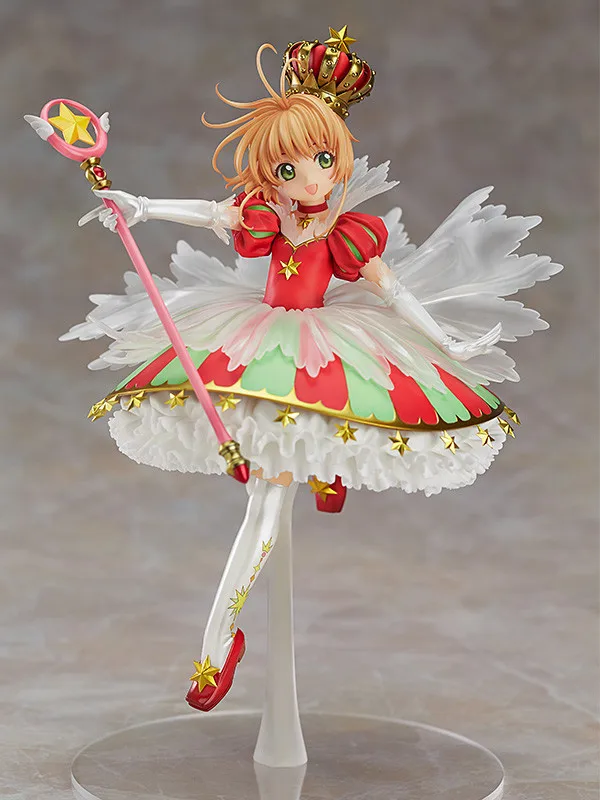 Card Captor Kinomoto Sakura 1/7 Scale Painted Figure 15th Anniversary Sakura Doll PVC Action Figure Collectible Toy 26cm KT3366 цена Card Captor Kinomoto Sakura 1/7 Scale Painted Figure 15th Anniversary Sakura Doll PVC Action Figure Collectible Toy 26cm KT3366 цены онлайн