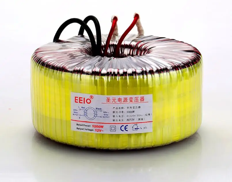 12V tranformer 1000VA Toroidal трансформатор медный custom 220V вход 83.3A изоляционный