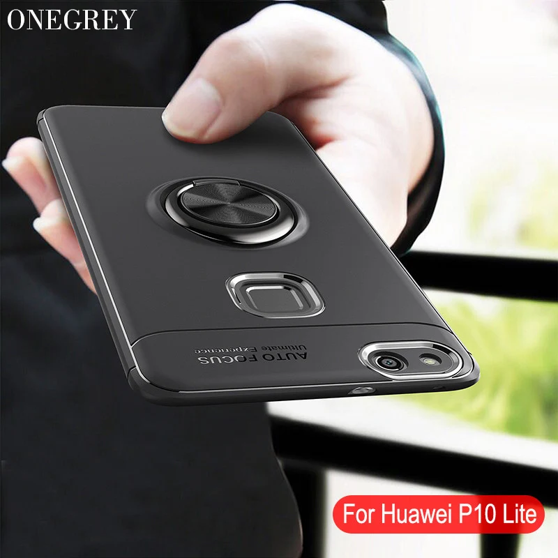 Мягкий ТПУ силиконовый чехол для Huawei P10 Lite P10lite 360 полная Защита задняя крышка