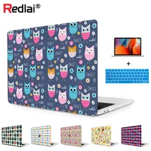 Чехол для Apple Macbook Pro 13 15 retina, цветной жесткий чехол с принтом совы для Mac Book Air 13 A1466, чехол для ноутбука A1932