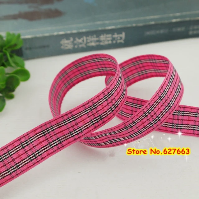 1 25mm polyester Christmas scottish font b tartan b font plaid ribbon 50 yards lot