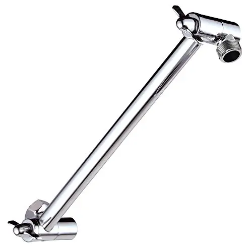 11 inch Brass Adjustable Shower Arm Extension for Shower Head