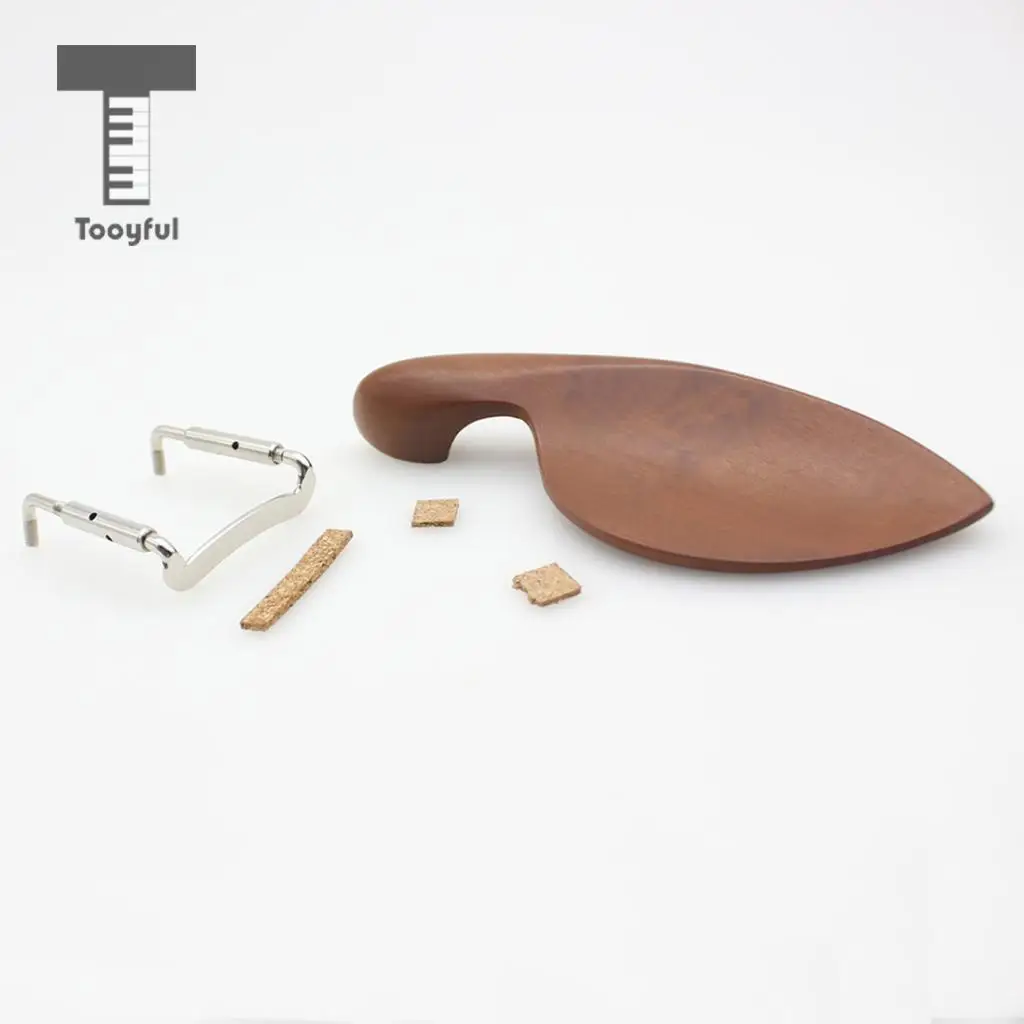 Jujube Wood Violin Chin Rest Chinrest with Screw for 3/4 4/4 Violin Fiddle Parts