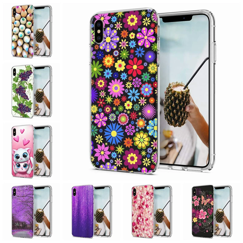 Для iPhone X XS XR Чехлы для чехлов TPU защитная задняя крышка девочек iPhone6 7 8 plus Max M806 |