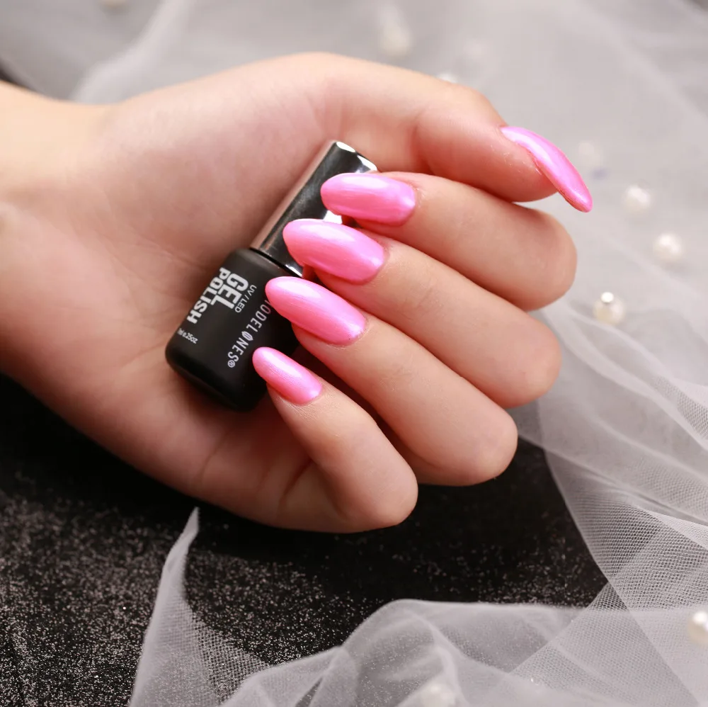 Buy Modelones Pearl Nail Gel Polish Pure Color UV