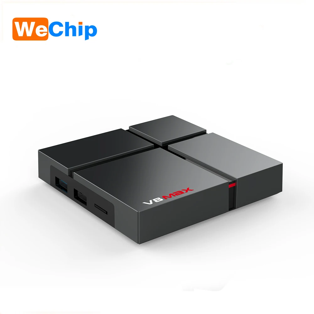 Wechip V8 Max Android 8,1 tv Box+ IPTV, французский арабский король Отт взрослый 4G64G MP2 2,4G+ 5G Wifi BT медиаплеер 4K телеприставка