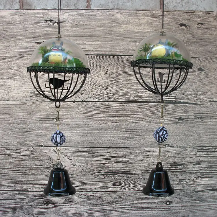 1PC Resin Wind Chime Hanging Door Trim Landscape Wind Bell Chimes Car