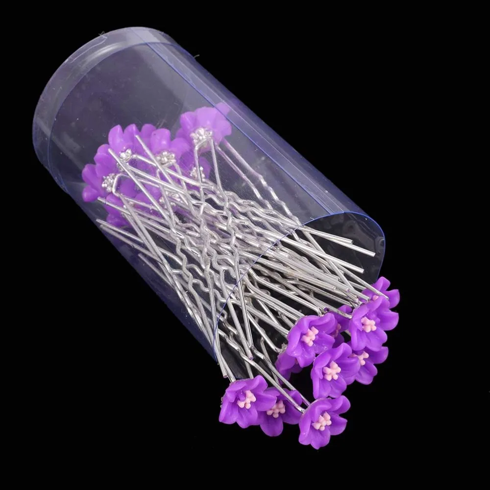 20 шт./партия, женские свадебные листья, цветок шпильки для волос, заколки, Свадебная вечеринка, для девушек, заколка для волос, аксессуары для волос, хрустальные заколки