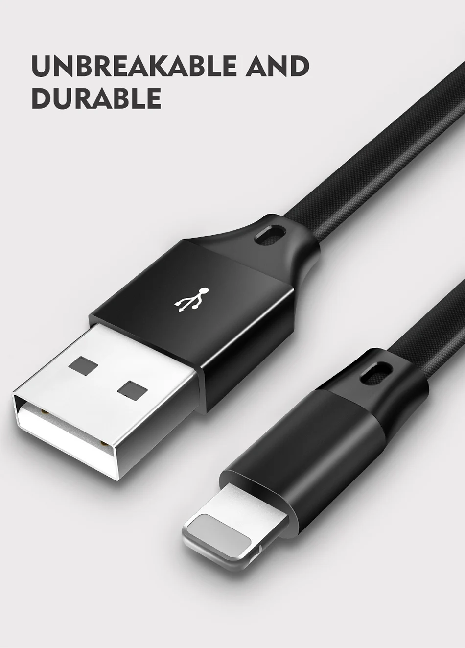 NOHON USB Charging Cable 8 Pin For iPhone X XS MAX XR 8 7 6 6S 5 5S Plus IOS 9 10 11 2.1A Lighting Short Charger Data Sync Cable (6)